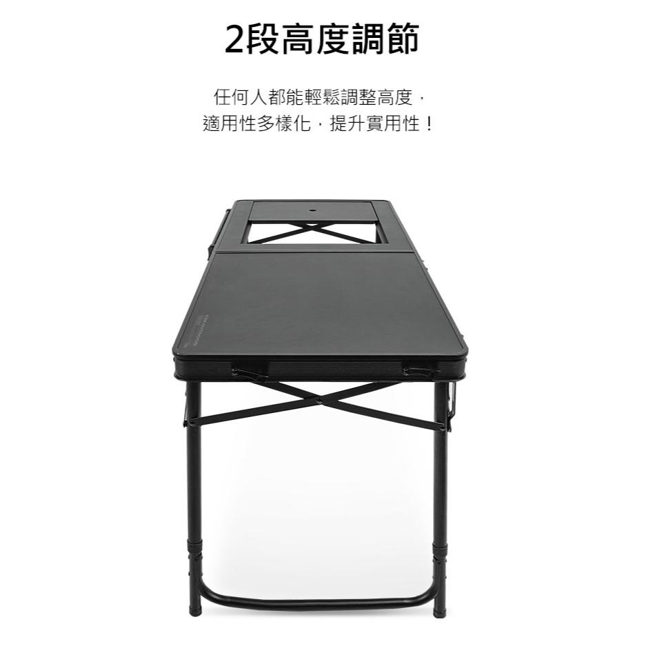 KZM 工業風單位廚房桌(標配單位版1個)【好勢露營】IGT桌 露營桌 戶外廚房餐廚桌 收納櫃 結合燈架-細節圖7