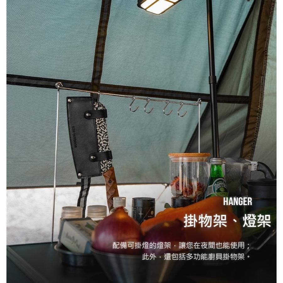 KZM 工業風單位廚房桌(標配單位版1個)【好勢露營】IGT桌 露營桌 戶外廚房餐廚桌 收納櫃 結合燈架-細節圖8
