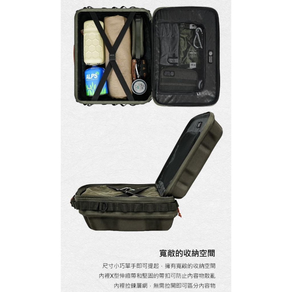 KAZMI KZM 工業風硬殼旅行收納箱【好勢露營】硬殼箱硬殼包  置物箱 收納包 裝備袋裝備箱 旅行箱手提箱-細節圖6