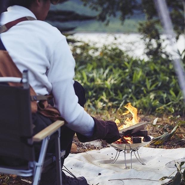 Coleman FIRE DISK 單人焚火台【好勢露營】附烤網 碟型焚火台 烤肉架 營火 BBQ CM-37404-細節圖6