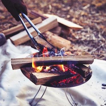 Coleman FIRE DISK 單人焚火台【好勢露營】附烤網 碟型焚火台 烤肉架 營火 BBQ CM-37404-細節圖9