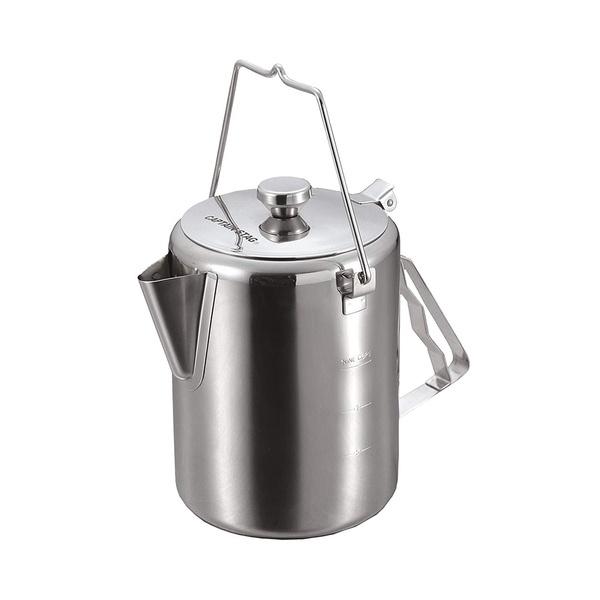 CAPTAIN STAG 鹿牌 不鏽鋼燒水壺1.9L【好勢露營】炊具 咖啡壺 美式咖啡壺 濾煮壺 UH-4208-細節圖2
