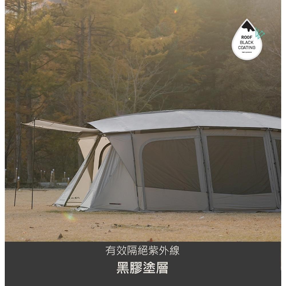 KAZMI KZM ALBION 阿爾比豪華隧道帳【好勢露營】送掛窗 隧道帳 一房一廳帳篷 別墅帳 豪華隧道帳-細節圖7