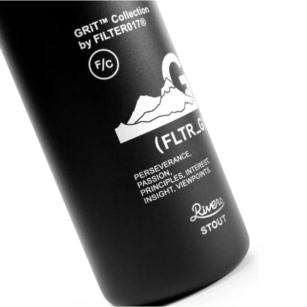 Filter017 x 日本Rivers 聯名 真空金屬保溫瓶 500ml【好勢露營】黑化保溫杯 不鏽鋼真空不銹鋼結構-細節圖6