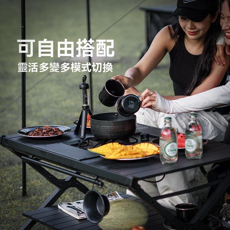 BLACKDOG 拓界 雙層IGT蛋捲桌【好勢露營】雙層折疊桌 黑狗黑化戶外桌 鋁合金折疊桌 IGT蛋捲桌 摺疊桌-細節圖5
