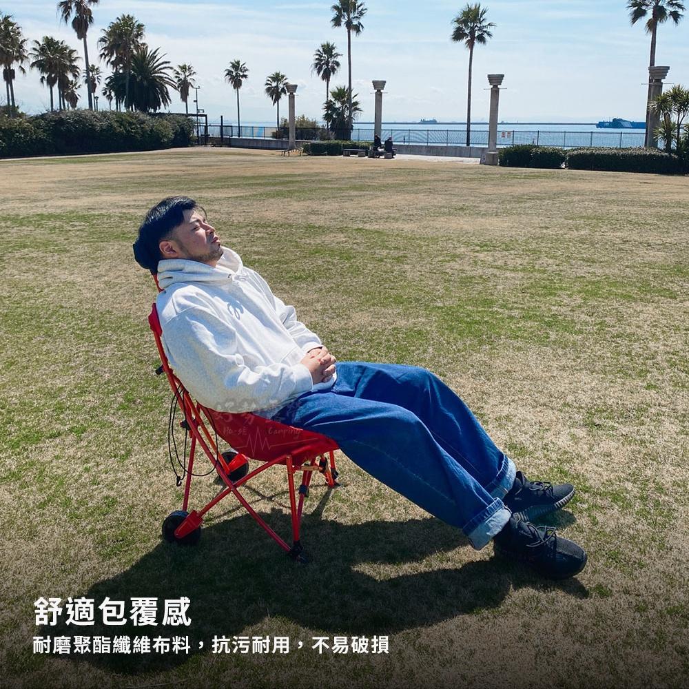Coleman ONE MILE拖輪椅/紅 CM-20524【好勢露營】附勾繩 戶外椅 折疊椅 多功能拖車-細節圖4