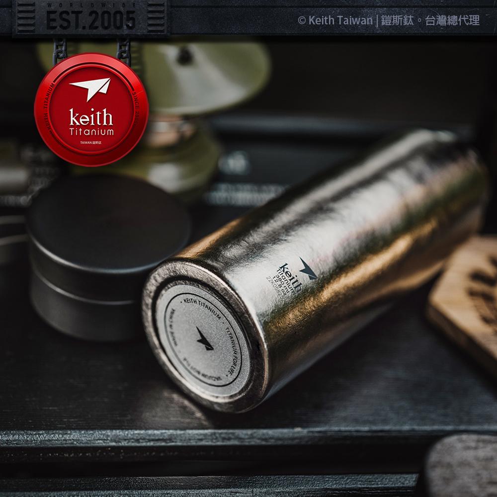 Keith 旋蓋真空保溫瓶-380ml 內附茶濾【好勢露營】Ti3132 鎧斯鈦金屬保溫杯 保溫水壺 輕量水壺-細節圖7
