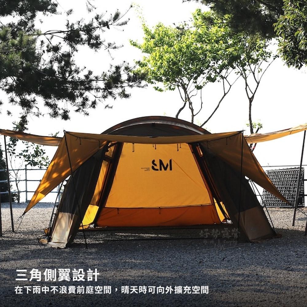 現貨三重送 Wilder Chief 荒野酋長 M3 山川隧道帳-沙【好勢露營】三環帳 簡易搭建 山川帳 M3帳-細節圖4