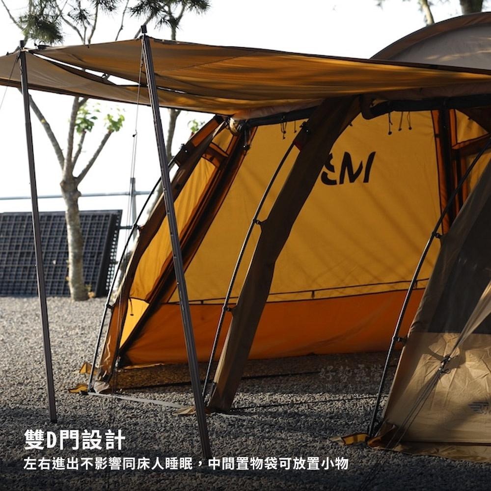 現貨三重送 Wilder Chief 荒野酋長 M3 山川隧道帳-沙【好勢露營】三環帳 簡易搭建 山川帳 M3帳-細節圖5