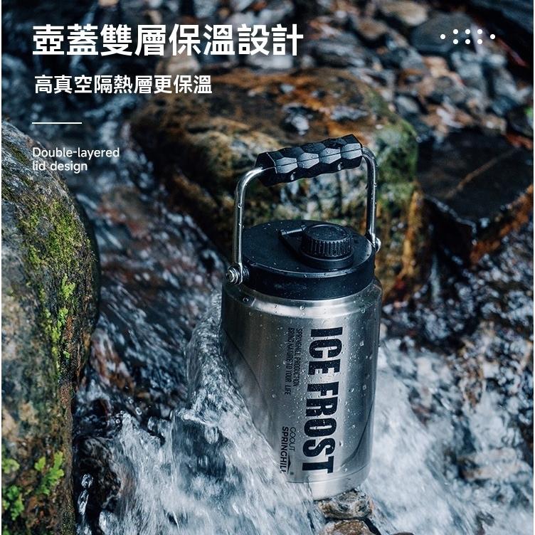 Springhill春山 寒霜加厚不銹鋼冰桶【好勢露營】水桶 保冰桶 保溫桶 保溫瓶 冰塊桶 304不鏽鋼雙層真空保溫瓶-細節圖6
