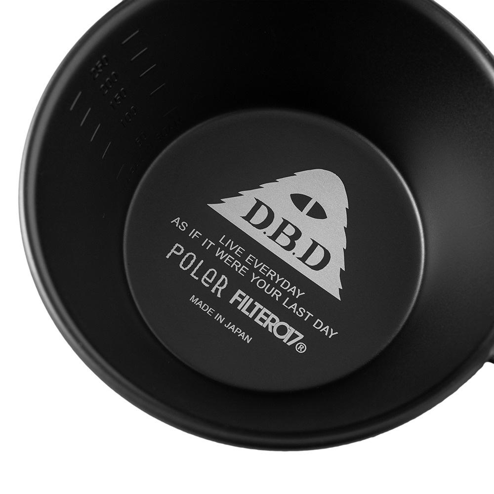 Filter017 X Poler 硅膠黑化日製不鏽鋼提耳碗【好勢露營】D.B.D日本製 不鏽鋼雪拉杯 矽膠塗層雪拉碗-細節圖4