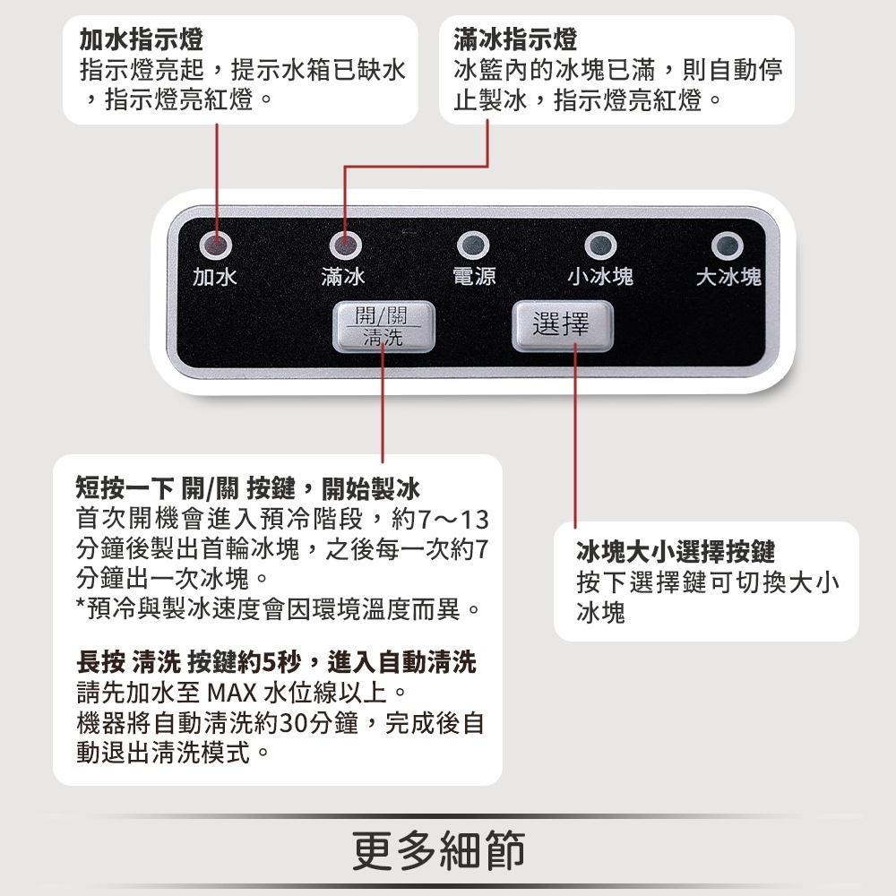 GPLUS GP-IM02 GP小冰快2 微電腦全自動製冰機【好勢露營】第二代最新款製冰機 附收納袋 小冰塊2-細節圖9