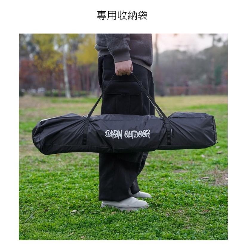 KZM 硬派速搭沙灘帳【好勢露營】黑化速搭帳 通風沙灘帳篷 公園帳篷 登山帳篷 三面紗窗 速開帳篷 遮陽帳篷 KAZMI-細節圖8
