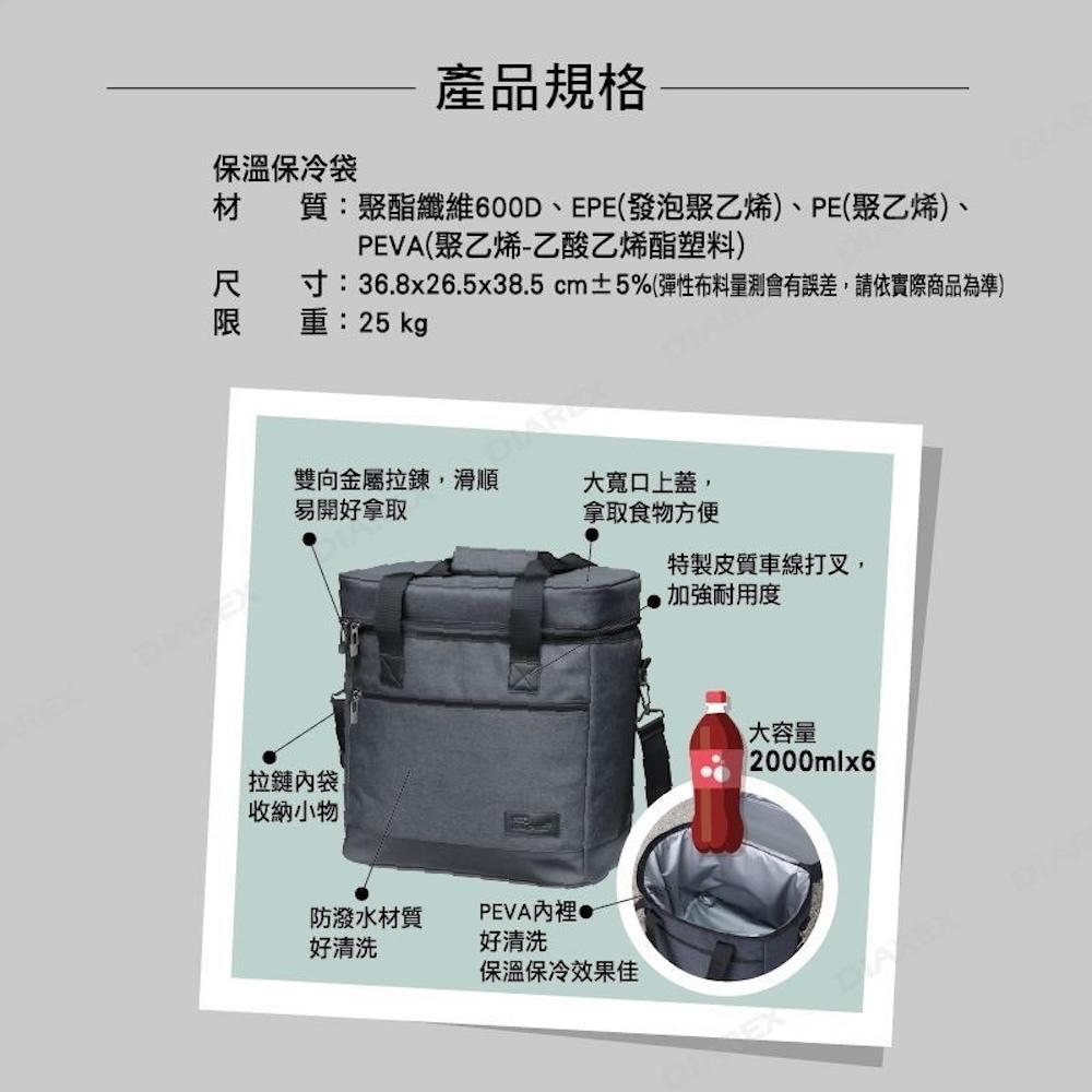 Pro Kamping 領航家 酷卡拉桿式保冷袋 30L【好勢露營】cool car 多功能保冷袋 拉桿保冷袋 買菜推車-細節圖7