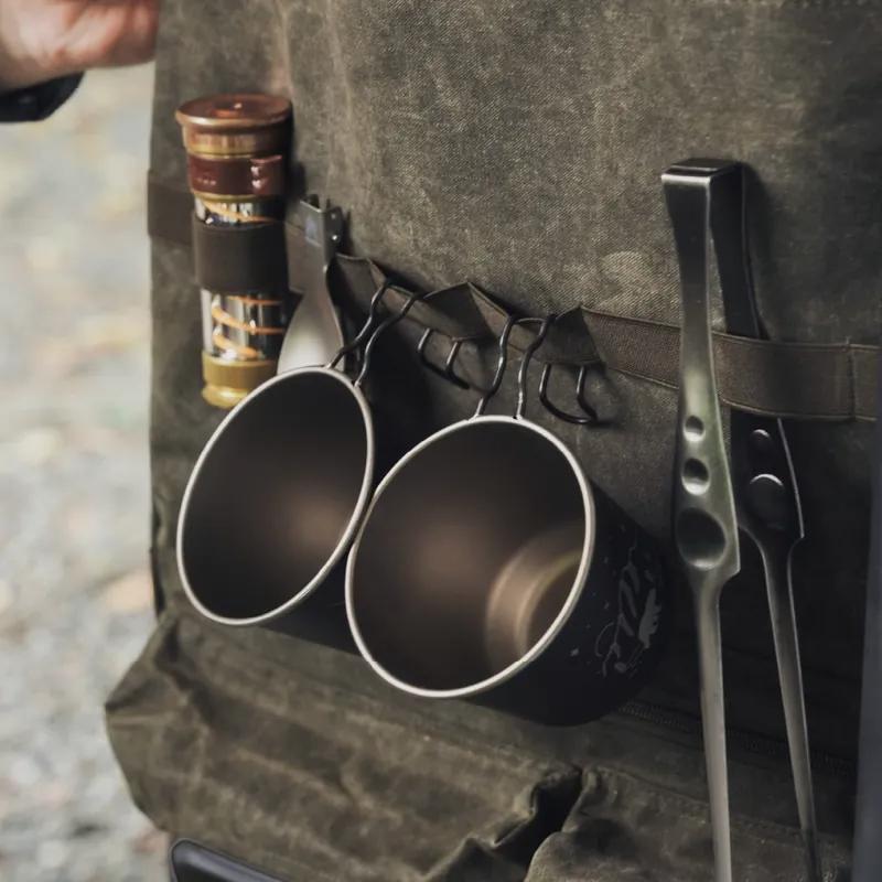 CAMPFIRE 營火部落 戰野上蠟帆布裝備袋【好勢露營】厚磅收納袋 吊掛袋 帆布袋 置物袋 置物架 MOLLE吊掛-細節圖4