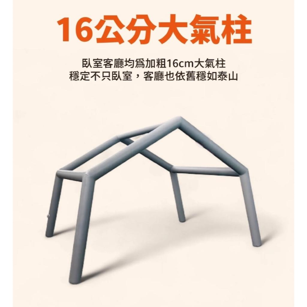 星火 SPARK AIR 最新款MARS08 科技棉充氣帳篷 送電動幫浦【好勢露營】科技棉16㎡空間 公司貨五年氣柱保固-細節圖8