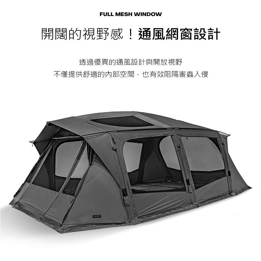 KZM ALBION 阿爾比充氣帳【好勢露營】K251T3T26 充氣帳篷 內建幫浦 TPU氣柱帳 家庭帳 充氣帳-細節圖6