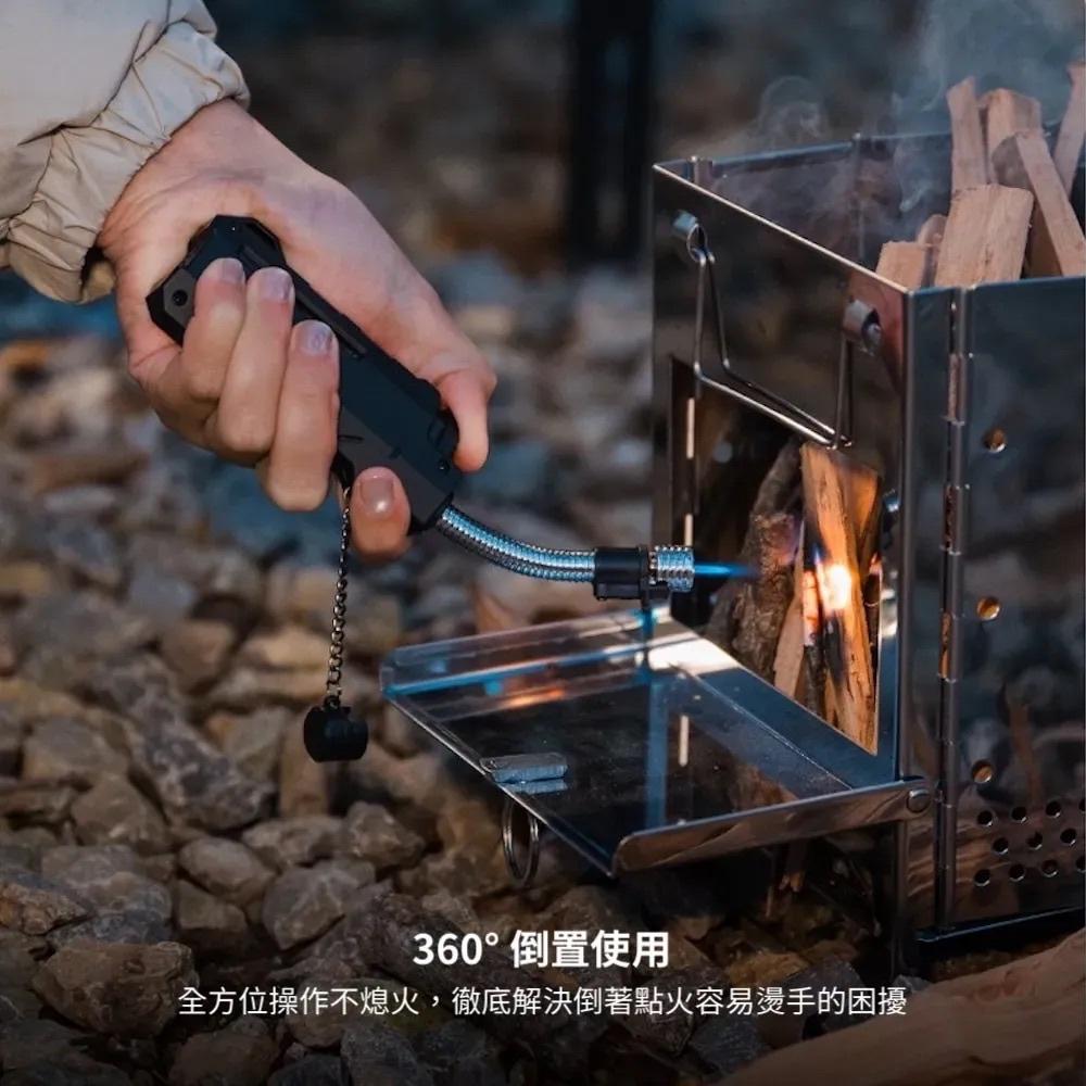 ShineTrip 山趣 暗星伸縮打火機【好勢露營】可補充瓦斯 噴槍 點火槍 瓦斯點火器 野營野外求生-細節圖4
