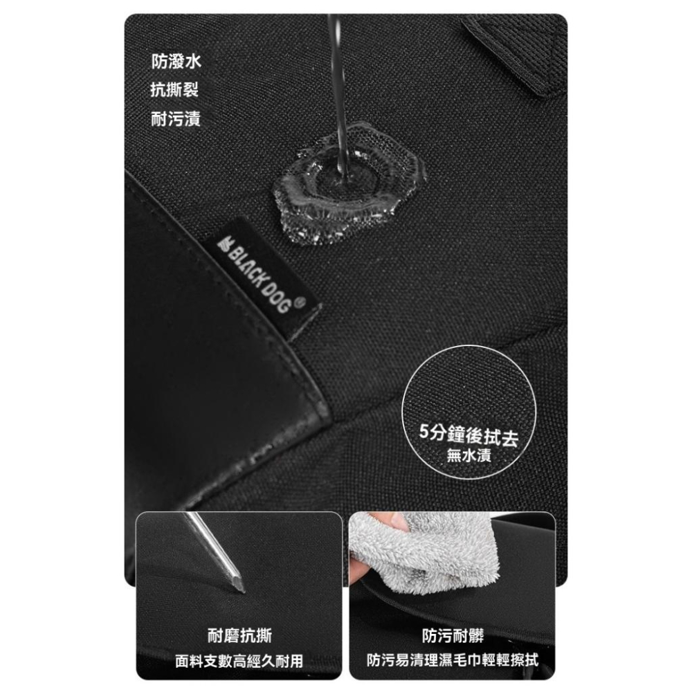 BLACKDOG 零拓隨行收納包【好勢露營】戰術織帶 牛津布防水收納包 防撞收納包 內裡加厚 大容量隨行包 斜揹包-細節圖3
