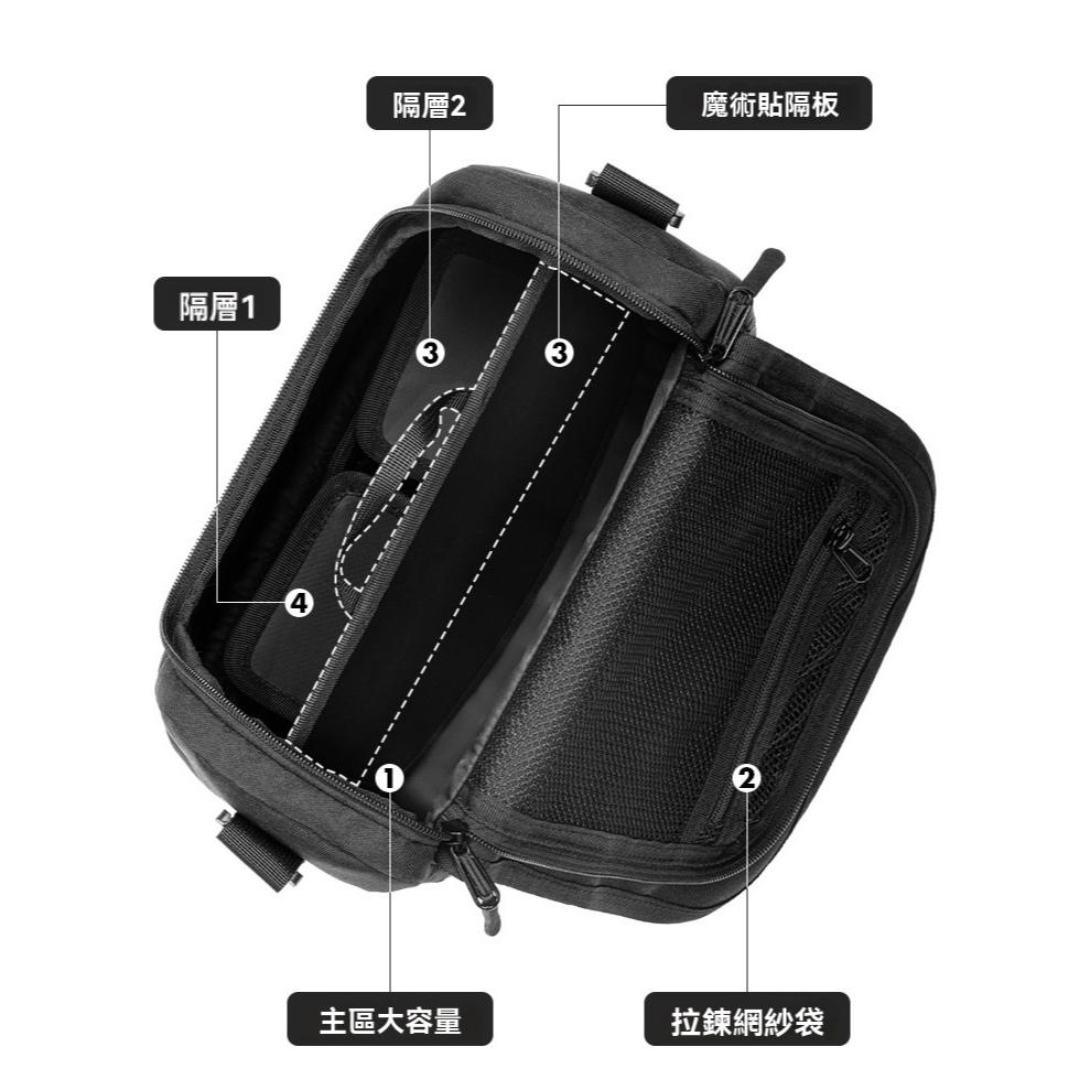 BLACKDOG 零拓隨行收納包【好勢露營】戰術織帶 牛津布防水收納包 防撞收納包 內裡加厚 大容量隨行包 斜揹包-細節圖5