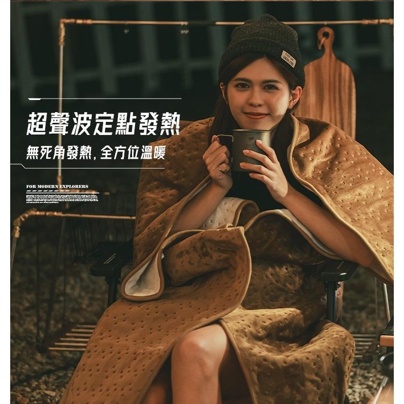 樂活不露 雙人超聲波電熱毯🎉送收納袋【好勢露營】溫電熱毯 五段溫控電毯 發熱墊 電熱墊暖暖墊可機洗-細節圖4