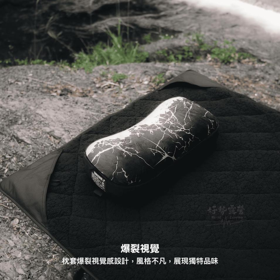 VENTLAX 記憶棉多功能枕頭【好勢露營】行軍床枕頭 戶外記憶枕 可壓縮收納 黑化露營枕頭 靠背枕 抱枕 頭枕-細節圖3