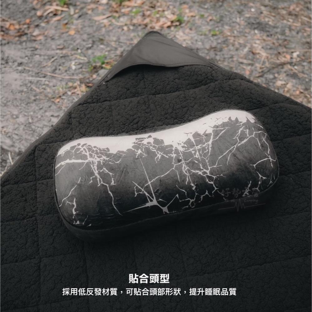 VENTLAX 記憶棉多功能枕頭【好勢露營】行軍床枕頭 戶外記憶枕 可壓縮收納 黑化露營枕頭 靠背枕 抱枕 頭枕-細節圖4