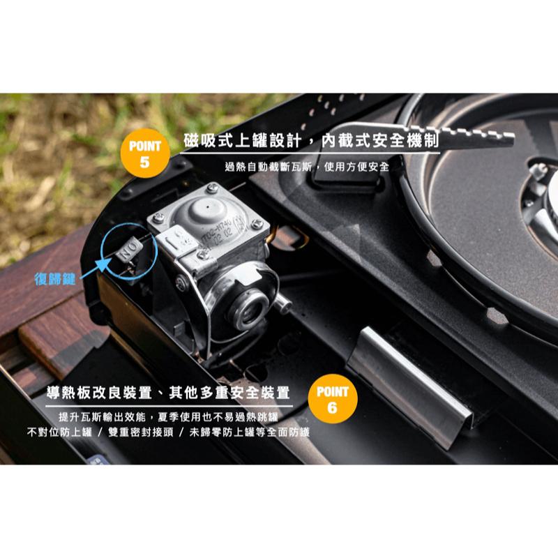 Pro Kamping領航家 黑森爐 4.1kW【好勢露營】日本製高功率 櫻花火焰 瓦斯爐 卡式爐-細節圖7