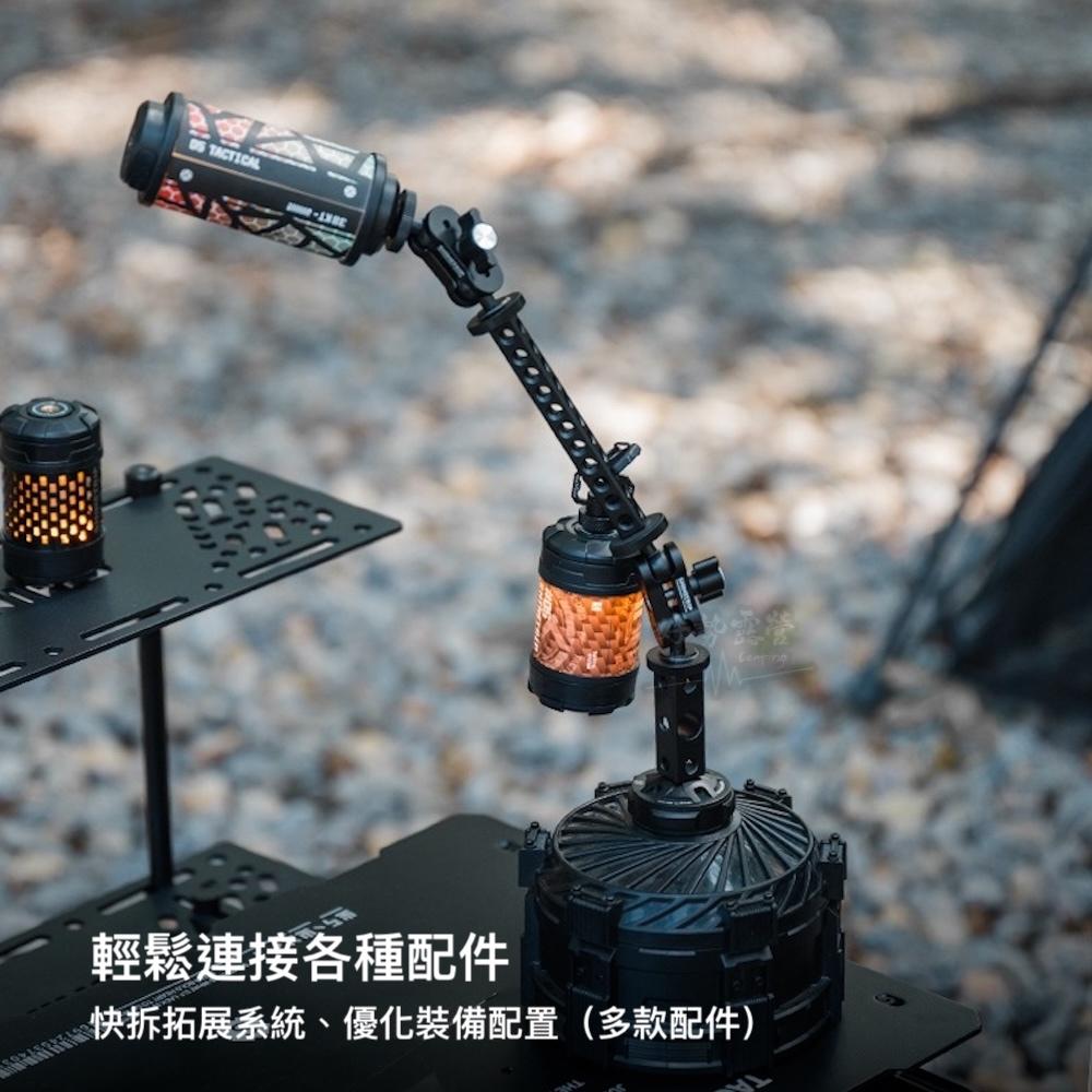 ShineTrip 山趣 百配戰術怪手夾-燈桿/拓展模組/小怪手【好勢露營】模塊多功能固定支架 桌夾燈架 38燈19燈-細節圖9