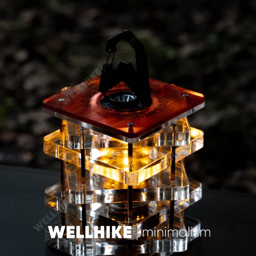 WELLHIKE 疊嶂燈罩-GZ、38燈適用/八角疊嶂燈罩【好勢露營】Goal Zero/38explore露營氛圍燈罩-細節圖4