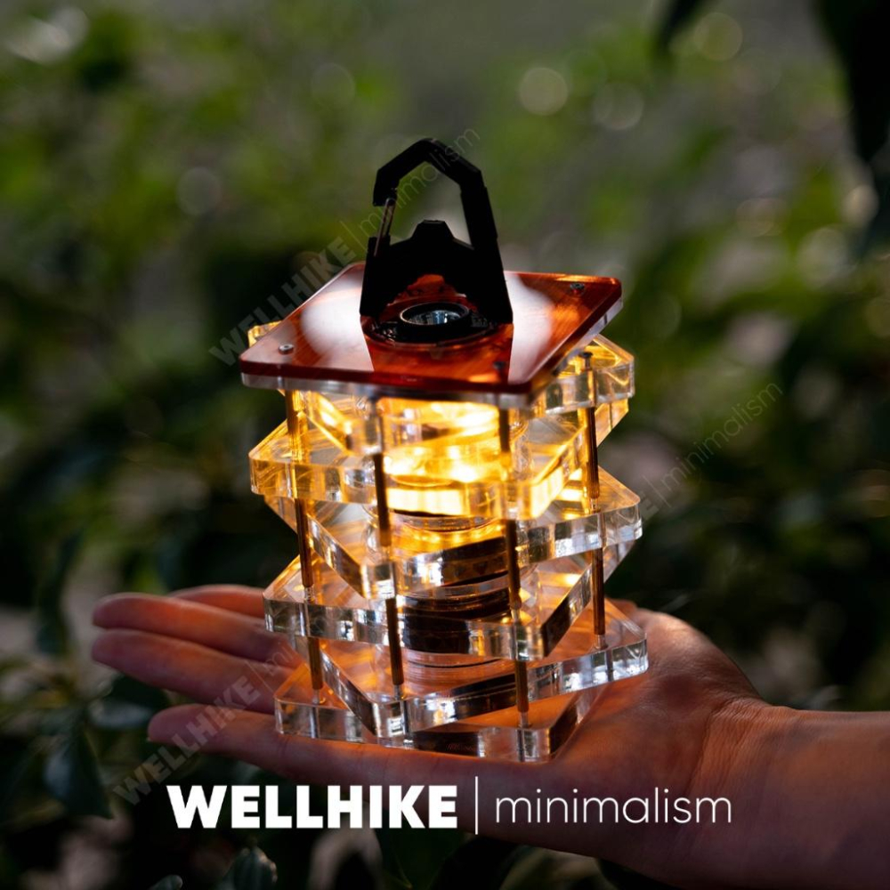 WELLHIKE 疊嶂燈罩-GZ、38燈適用/八角疊嶂燈罩【好勢露營】Goal Zero/38explore露營氛圍燈罩-細節圖8