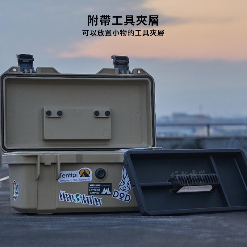 WELLHIKE 戰術工具箱 防水防爆【好勢露營】耐高溫高壓 ABS工具箱 露營工具箱 工具收納箱-細節圖4