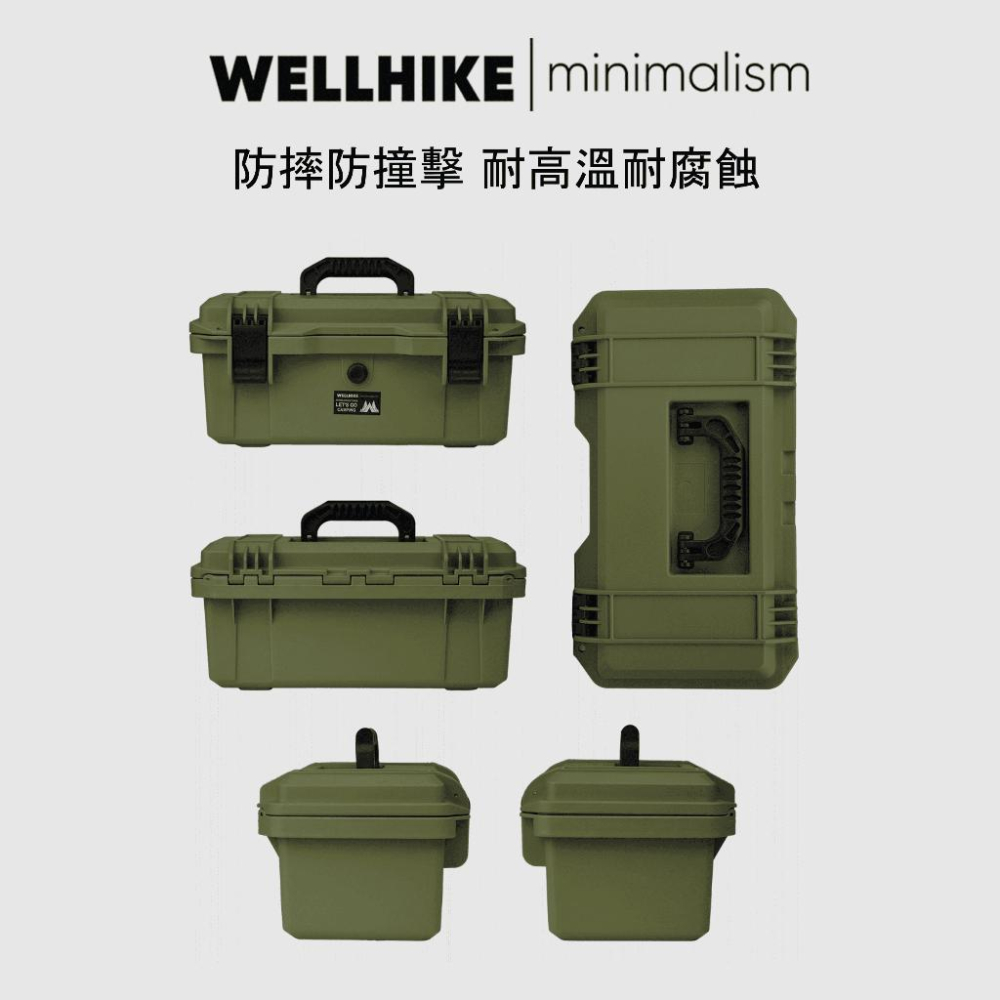 WELLHIKE 戰術工具箱 防水防爆【好勢露營】耐高溫高壓 ABS工具箱 露營工具箱 工具收納箱-細節圖9