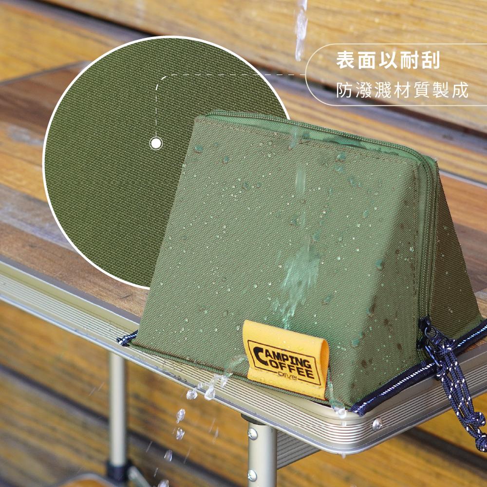 Camping 帳蓬收納包【好勢露營】衛生紙收納包 雙拉鍊 帳篷造型 旅遊 隨身小物收納 防潑水面紙袋 造型手提包-細節圖7