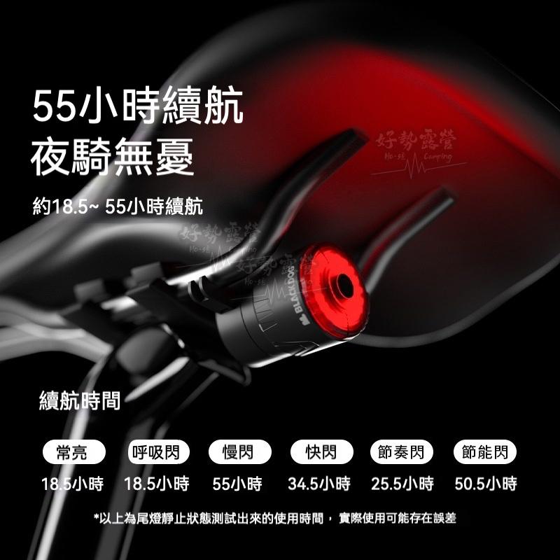 BLACKDOG 黑狗 追光自行車尾燈 智能感應刹車燈【好勢露營】單車腳踏車 感應車尾燈 USB充電警示尾燈公路車騎行燈-細節圖5