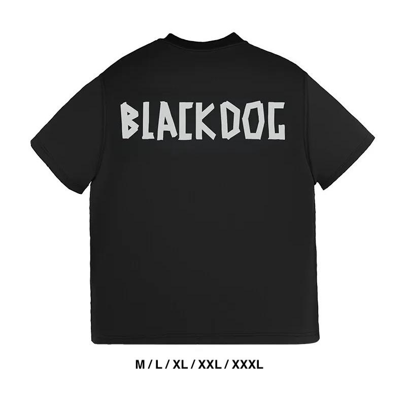 BLACKDOG 黑狗 街頭寬版短袖T恤【好勢露營】機能速乾款上衣 男上衣 女上衣 寬鬆版戶外風格上衣 運動上衣機能服飾-細節圖2