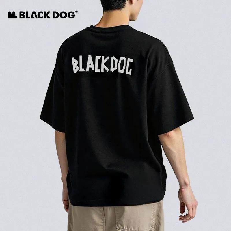 BLACKDOG 黑狗 街頭寬版短袖T恤【好勢露營】機能速乾款上衣 男上衣 女上衣 寬鬆版戶外風格上衣 運動上衣機能服飾-細節圖3