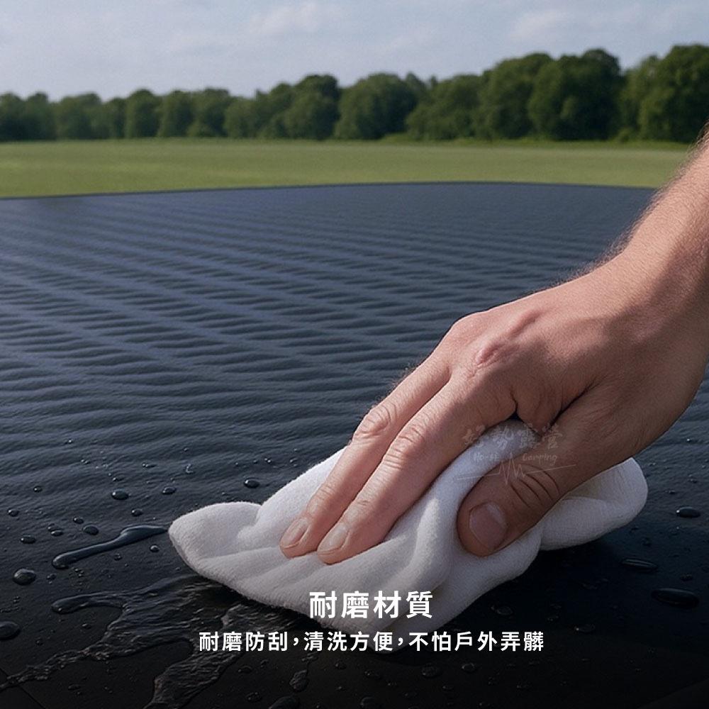 BLACKDOG 黑狗 雲夢 彈絲充氣床-單人100cm/雙人150cm 送無線打氣機【好勢露營】黑化 TPU黑色彈絲床-細節圖7
