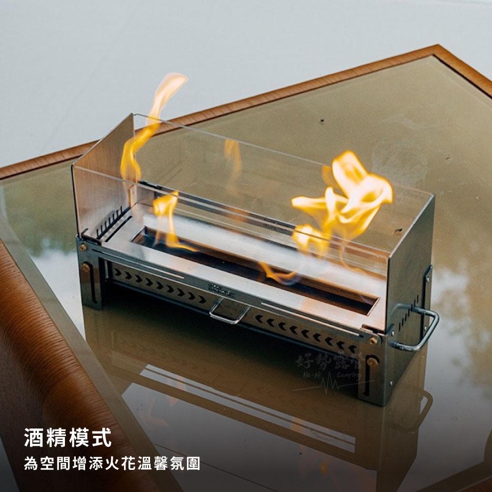 Springhill 春山 白澤IGT 0.5單位觀火壁爐【好勢露營】戶外焚火台 焚火爐 IGT折疊柴火爐 暖爐 觀火爐-細節圖5
