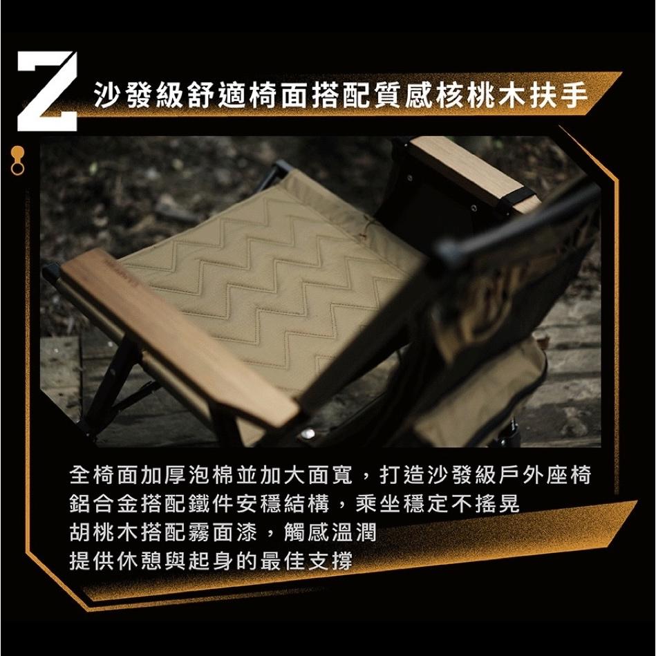 CAMPFIRE 營火部落 戰壘折疊露營椅【好勢露營】極黑/沙漠/鈦灰 三段可調高度 克米特椅 可拆式摺疊椅 雙模式收納-細節圖6