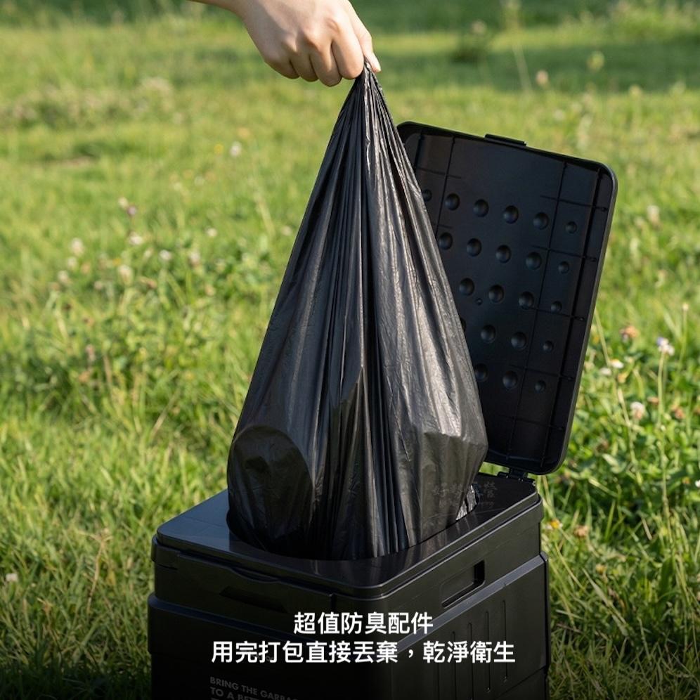 BLACKDOG 黑狗 折疊馬桶2.0 送固化劑+垃圾袋【好勢露營】摺疊馬桶便盆 可當小椅凳 收納箱 垃圾桶 野營車宿-細節圖8