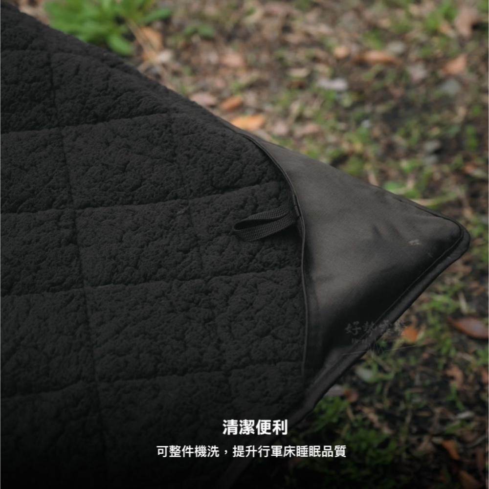 VENTLAX 雙面用行軍床保暖毯-一般版/加大版【好勢露營】暖暖毯 舖棉舒適升級 可固定行軍床 可機洗保暖墊 暖毯-細節圖5