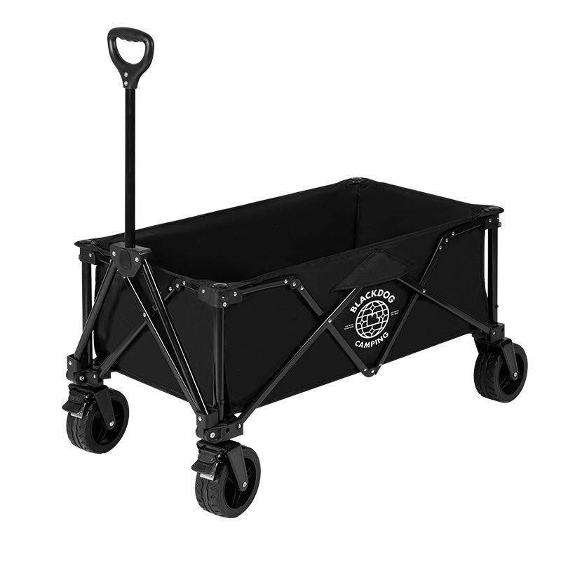 BLACKDOG 黑狗 露營車手推車-山影Plus/山影Pro/山亙【好勢露營】 黑化手拉車 折疊小拖車 裝備推車 桌板-細節圖2