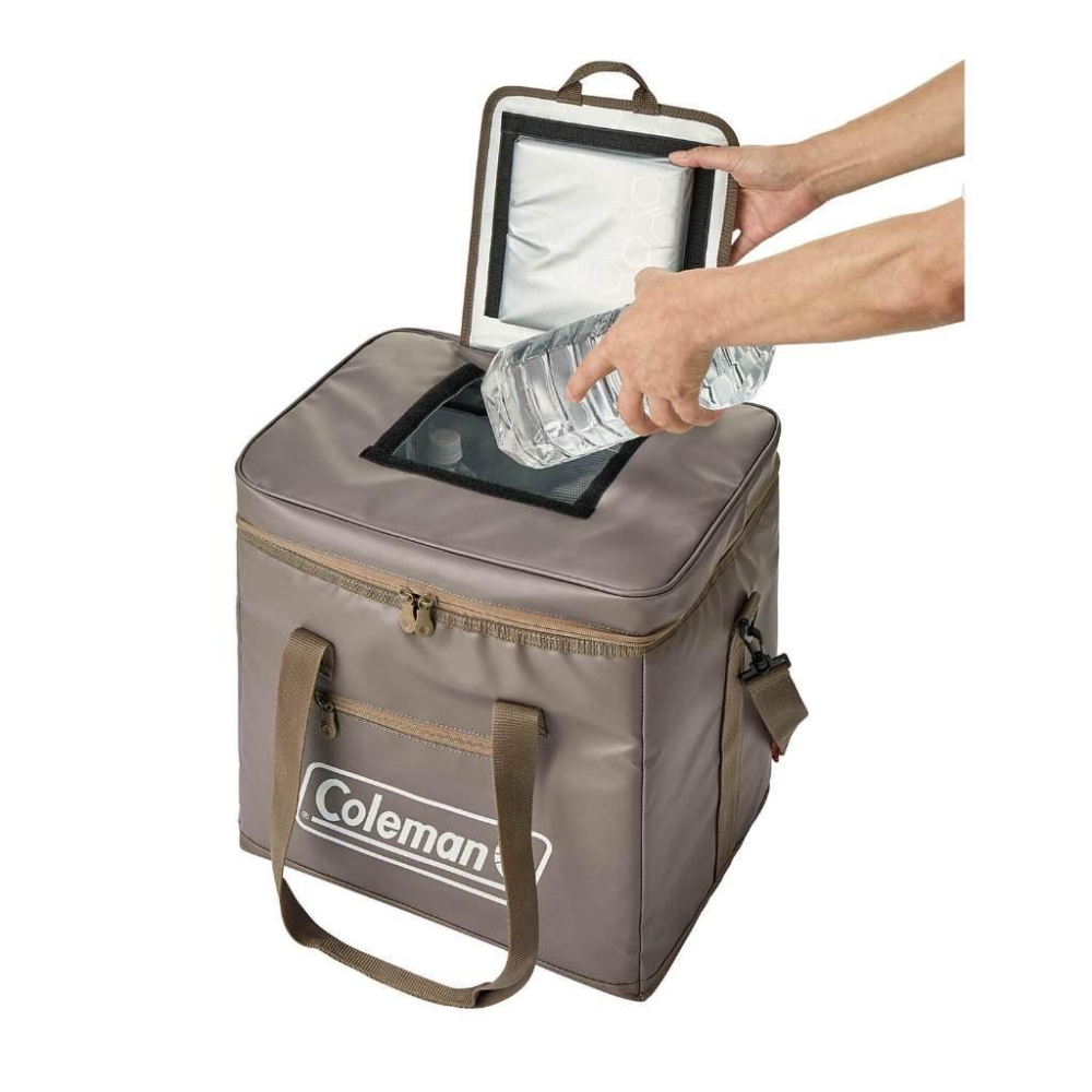 Coleman 終極保冷袋-25L/35L【好勢露營】灰咖啡綠橄欖折疊保冷袋 保冰袋 保溫袋 保冰袋 大容量 保鮮袋-細節圖5