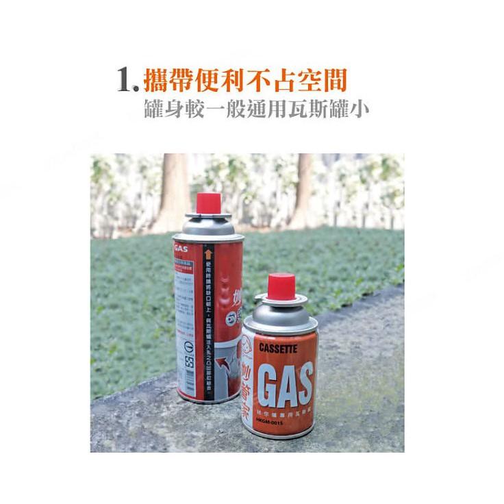 妙管家 120g 迷你卡式瓦斯罐【好勢露營】 卡式瓦斯爐 適用Dr. HOWS KOVEA CUBE X-ON 迷你罐-細節圖3