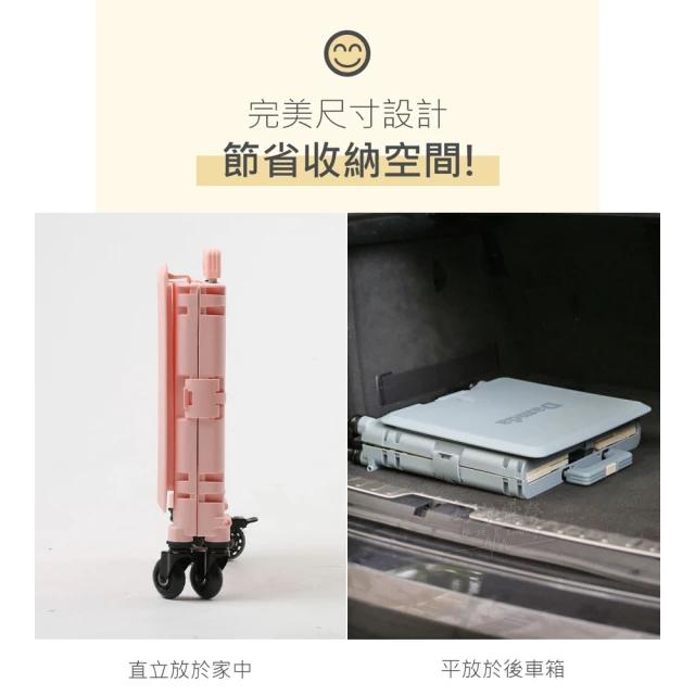 🔥買就送 韓國Damda 2代PLUS四輪摺疊購物車【好勢露營】手推車 戶外露營推車 萬向4輪購物推車 手拉車-細節圖6