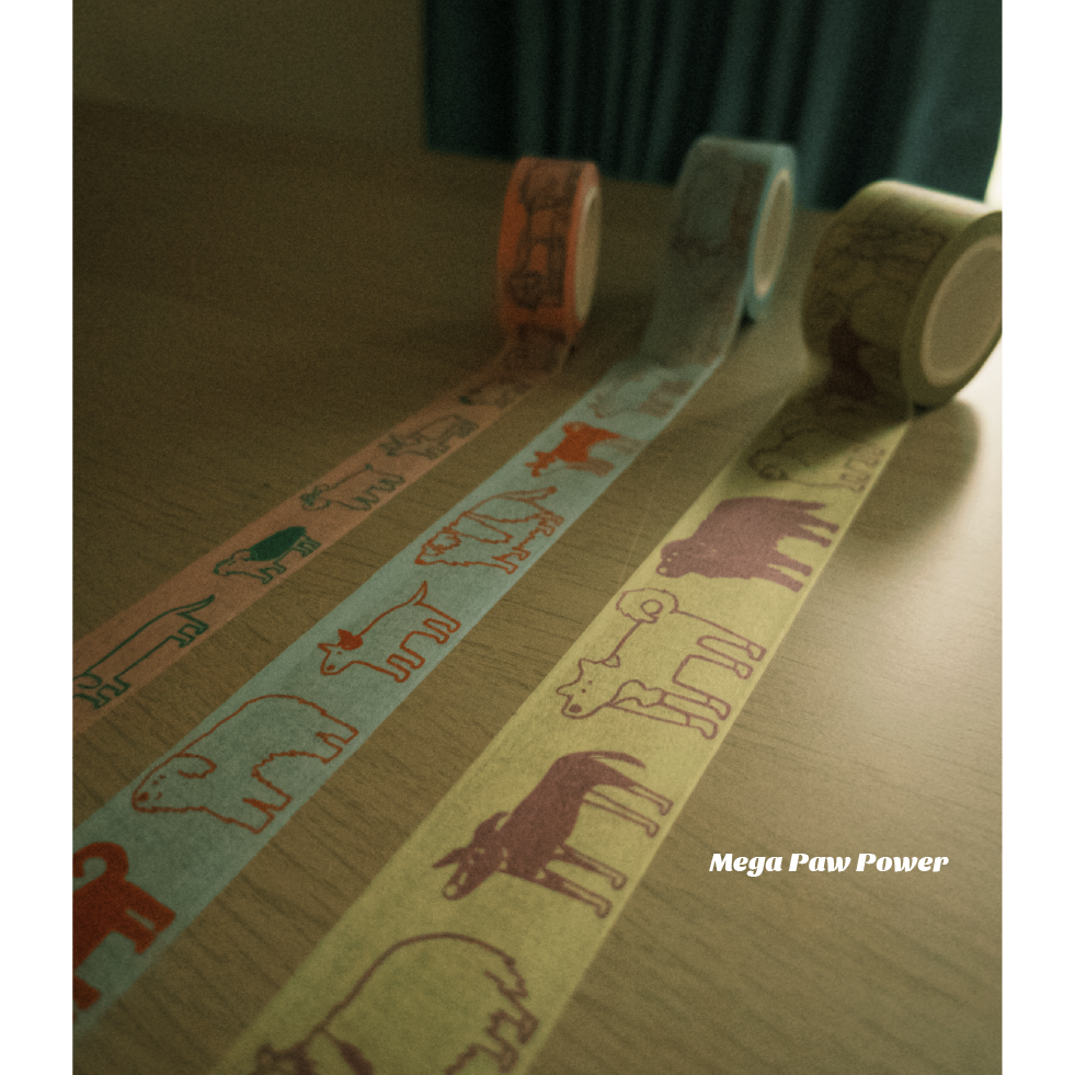 【🇹🇼tzu ming doodle】狗狗圖鑑紙膠帶（共3款）-細節圖3