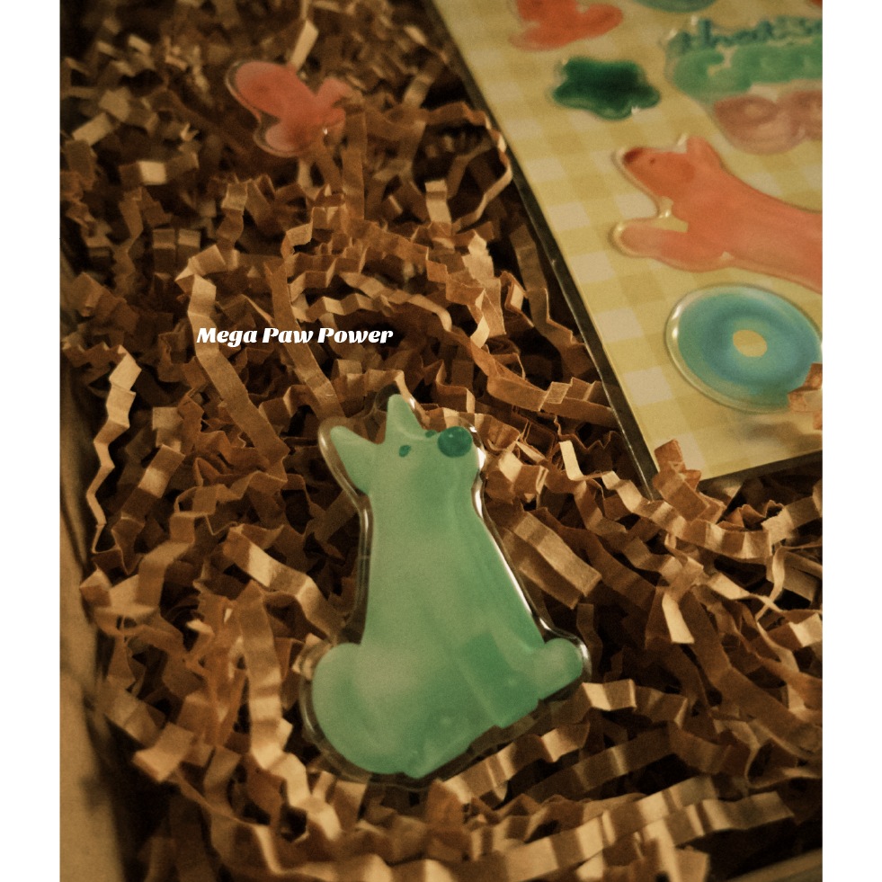 【🇹🇼tzu ming doodle】施華哈士奇-3D狗狗水晶滴膠貼紙-細節圖4