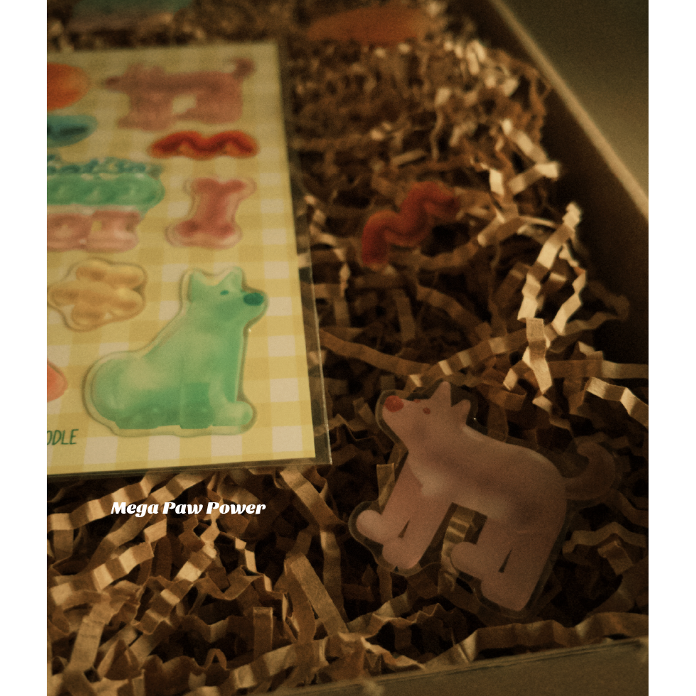 【🇹🇼tzu ming doodle】施華哈士奇-3D狗狗水晶滴膠貼紙-細節圖5