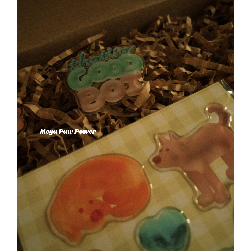 【🇹🇼tzu ming doodle】施華哈士奇-3D狗狗水晶滴膠貼紙-細節圖6